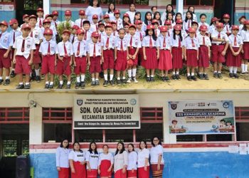 SDN 004 Batanguru Gelar Upacara Hari Pendidikan Nasional di Desa Batanguru