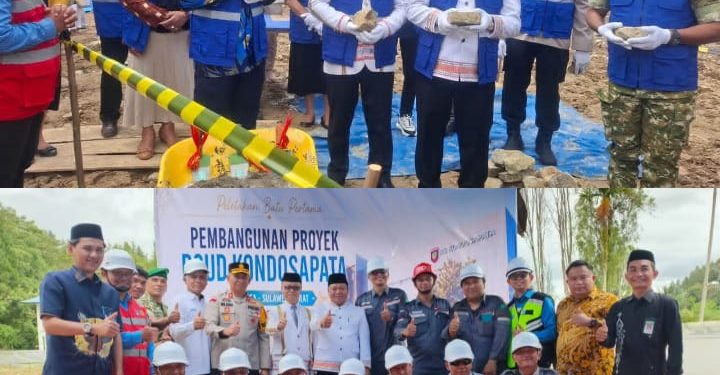 Peletakan Batu Pertama RSUD, Bupati Berharap Selesai Sebelum Natal Tahun Ini