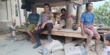 Bhabinkamtibmas Polsek Pana Pererat Silaturahmi Lewat Giat Sakti dan DDS