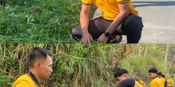 Waka Polres Mamasa Pimpin Jumat Bersih di Mako, Tegaskan Kebersihan Cerminan Keimanan
