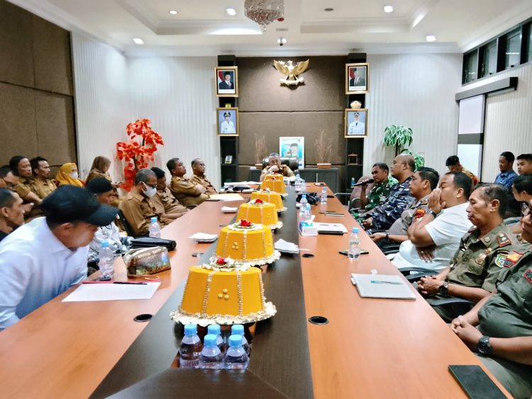 Mewakili Kapolres, Kabag Ren Polres Pasangkayu Hadiri Rapat Monitoring Khusus Bahas Kelangkaan BBM