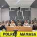 Polres Mamasa Ikuti Arahan Kapolri Terkait Program Prioritas Polisi Bersama Masyarakat Melalui Zoom Meeting