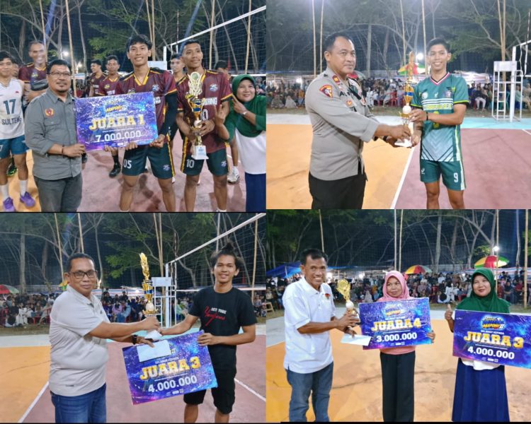 Open Turnamen Volleyball Maponu Cup II Sukses Digelar. Ribuan Penonton Padati Lapangan Nosarara