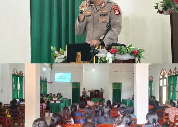 Kapolres Mamasa Hadiri Ibadah di Gereja Toraja Mamasa, Sampaikan Himbauan Kamtibmas dan Cegah Penipuan Online