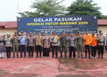 Polres Pasangkayu Gelar Apel Pasukan Operasi Patuh Marano 2026, Wujudkan Lalu Lintas Tertib dan Berkeselamatan