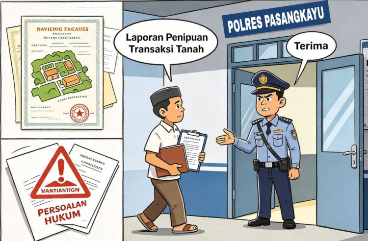 Seorang Lelaki Mirip Orang India, Dilaporkan Ke Polres Pasangkayu atas Dugaan Penipuan Transaksi Tanah di Desa Ako
