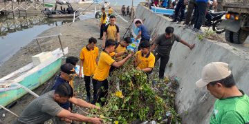 Sinergi Lintas Lembaga, Polres‑TNI‑Pemkab Pasangkayu Gelar Kerja Bakti Bersih Sungai