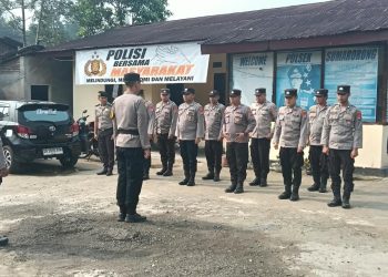 Kapolsek Sumarorong Pimpin Apel Pagi, Tekankan Disiplin dan Antisipasi Narkoba serta Judi Online